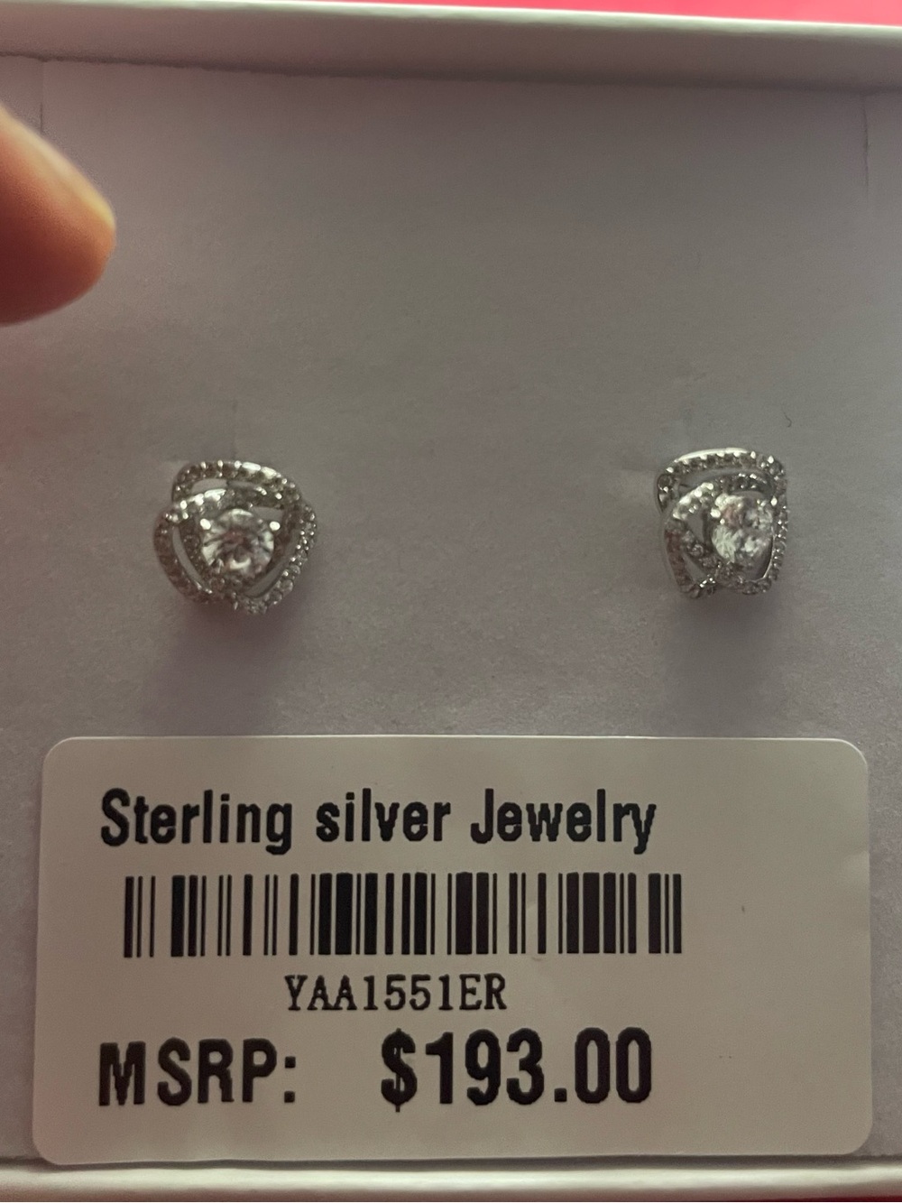 925S Silver Earrings